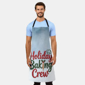 Family Christmas Baking Team Apron エプロン (着用した状態)
