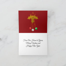 Family Christmas Card サンキューカード