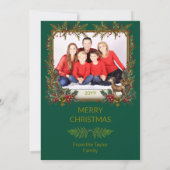 Family Christmas Card 招待状 (裏面)