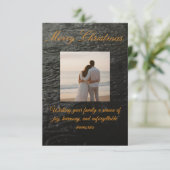 Family Christmas Card – Editable Design サンキューカード (スタンド正面)