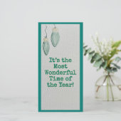 Family Christmas Card – Most Wonderful - Flat Card シーズンカード (スタンド正面)