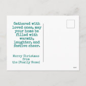 Family Christmas Card – Most Wonderful - Flat Card シーズンポストカード (裏面)