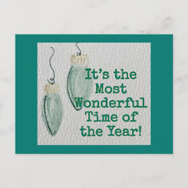 Family Christmas Card – Most Wonderful - Flat Card シーズンポストカード
