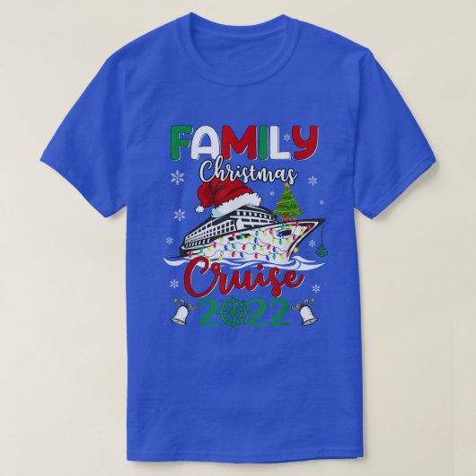 Family Christmas Cruise 2022 Cruise Squad Xmas  Tシャツ (デザイン正面)