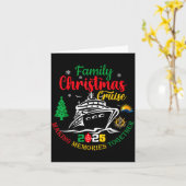 Family Christmas Cruise 2025 Making Memories Toget カード (黄色い花)