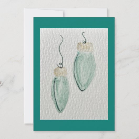 Family Christmas Invitation 招待状 (裏面)