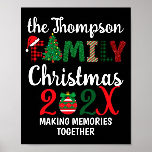 Family Christmas Making Memories Together  ポスター (正面)