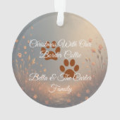 Family Christmas Ornament with Border Collie – Coz オーナメント (裏面)