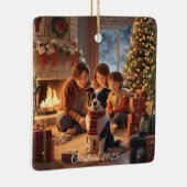 Family Christmas Ornament with Border Collie – Coz セラミックオーナメント (右)