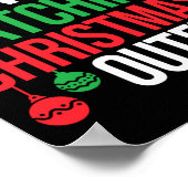 Family Christmas Pajamas I Dont Do Matching Christ ポスター (角)