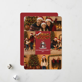 Family Christmas Photo Card | メリークリスマス シーズンカード