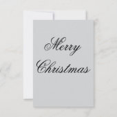 Family Christmas Photo Card – Warm Holiday Wishes サンキューカード (裏面)