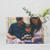 Family Christmas Photo Card with Bible Verse シーズンカード (スタンド正面)