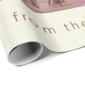 Family Christmas Photo Collage gift wrap  ラッピングペーパー (ロールコーナー)