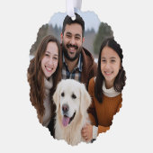 Family Christmas Photo Holiday Paper Ornament Card オーナメントカード (左)