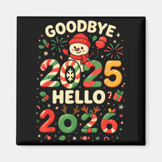 Family Christmas Shirts Matching 2025, Funny Nye H マグネット