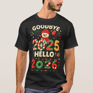 Family Christmas Shirts Matching 2025, Funny Nye H Tシャツ