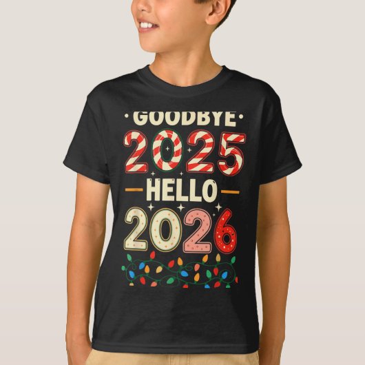 Family Christmas Shirts Matching 2025, Funny Nye H Tシャツ (正面)