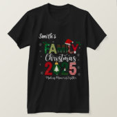 Family Christmas T-shirt 2025 Tシャツ (デザイン正面)
