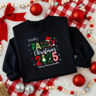 Family Christmas T-shirt 2025 Tシャツ