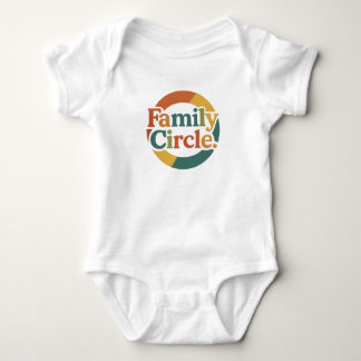 Family Circle – 一緒にいるのが一番大好き ベビーボディスーツ