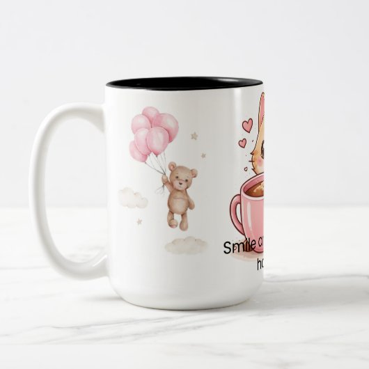 Family Coffee Mug ツートーンマグカップ (左)