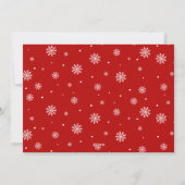 Family Collage 6 Photos Merry Christmas  シーズンカード (裏面)