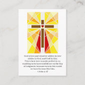 Family consecration prayer card 名刺 (正面)