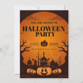 Family Costume Party Invite | Fun & Editable Card 招待状 (正面)