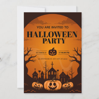 Family Costume Party Invite | Fun & Editable Card 招待状
