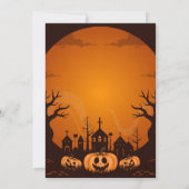 Family Costume Party Invite | Fun & Editable Card 招待状 (裏面)