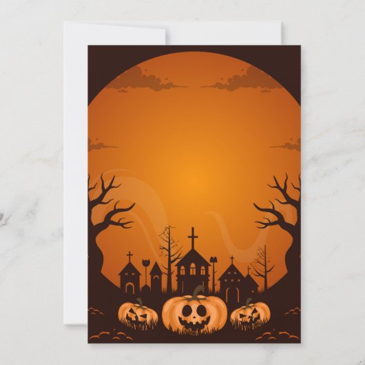 Family Costume Party Invite | Fun & Editable Card 招待状 (裏面)