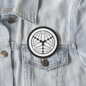 [Family Crests] A circle in 3 chrysanthemum flower 缶バッジ (インサイチュ)