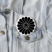 [Family Crests] back-side 16 petals chrysanthemum 缶バッジ (インサイチュ)