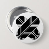[Family Crests] Crossed hawk feathers 缶バッジ (正面&裏面)
