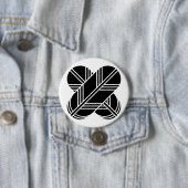 [Family Crests] Crossed hawk feathers 缶バッジ (インサイチュ)