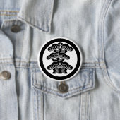 [Family Crests] Left-align 3tier pine tree w/round 缶バッジ (インサイチュ)