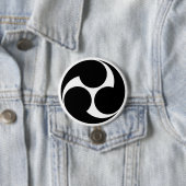 [Family Crests] Left-rotating Mitsu-domoe 缶バッジ (インサイチュ)