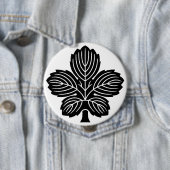 [Family Crests] Oni Kaji leaf 缶バッジ (インサイチュ)