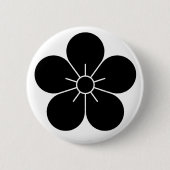 [Family Crests] Plum blossom 缶バッジ (正面)