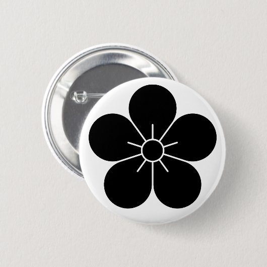 [Family Crests] Plum blossom 缶バッジ (正面&裏面)