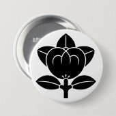 [Family Crests] Tachibana flower 缶バッジ (正面&裏面)