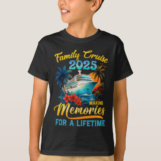 Family Cruise 2025 Summer Vacation Family Reunion Tシャツ
