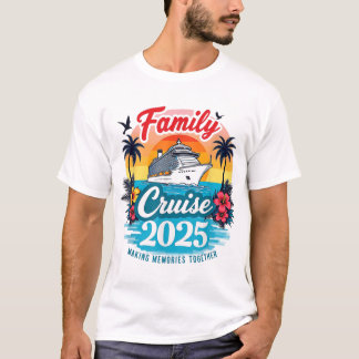 Family Cruise 2025 Vacation Trip Family Matching Tシャツ