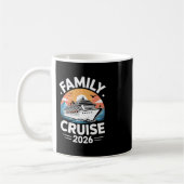 Family Cruise 2026 Cruising  コーヒーマグカップ (左)