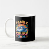 Family Cruise 2026 Funny Cruising 1 コーヒーマグカップ (左)