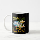 Family Cruise 2026 Happy New Year  コーヒーマグカップ (左)