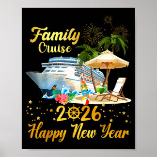 Family Cruise 2026 Happy New Year  ポスター