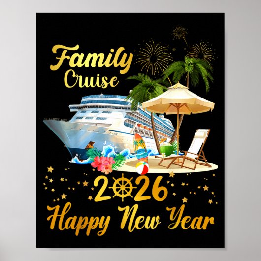 Family Cruise 2026 Happy New Year  ポスター (正面)