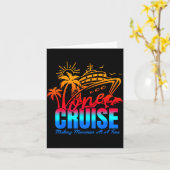 Family Cruise 2026 I Love It When We're Cruisin' T カード (黄色い花)